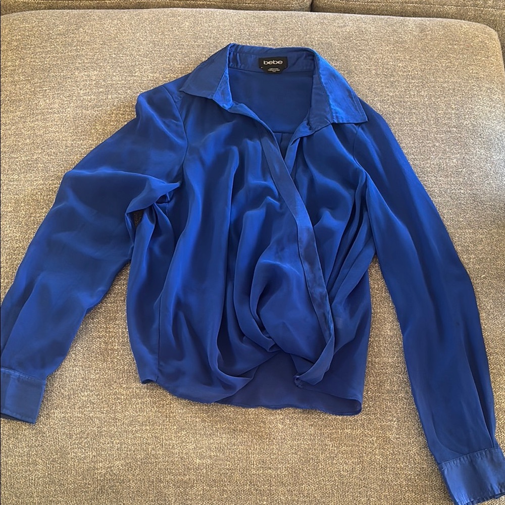 Bebe Women's Blue Blouse